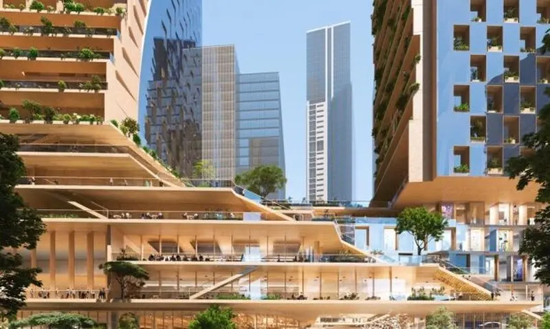 آسمان_خراش سبز مارپیچ در سیدنی استرالیا
