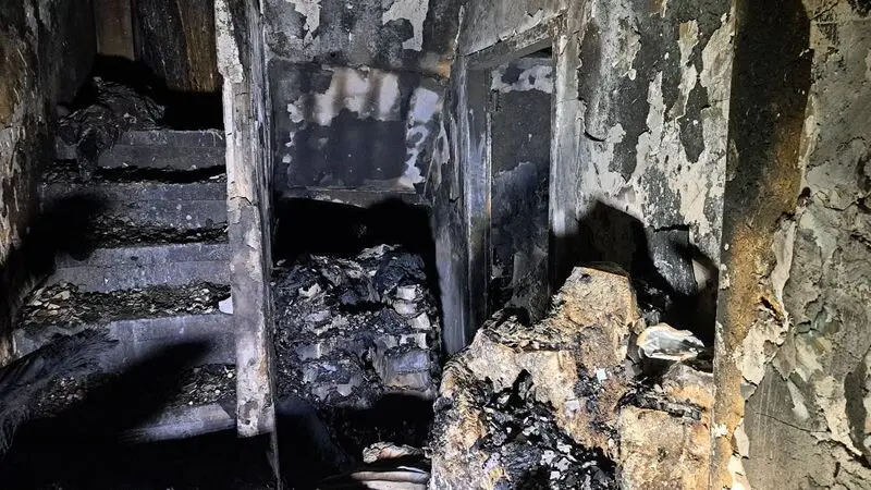 آتش سوزی کارگاه پارچه