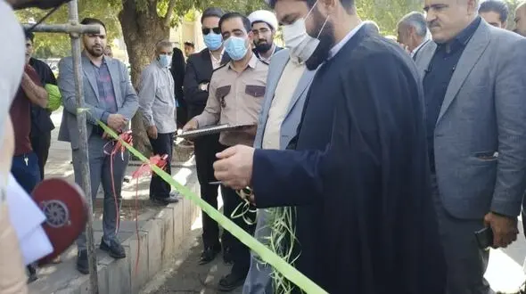  افتتاح 3 طرح عمران شهری در نورآباد دلفان