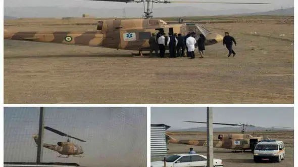 اورژانس هوایی جان مادر باردار را نجات داد