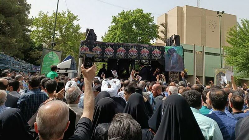 مراسم تشییع پیکر مرحوم استاد فاطمی نیا در تهران برگزار شد