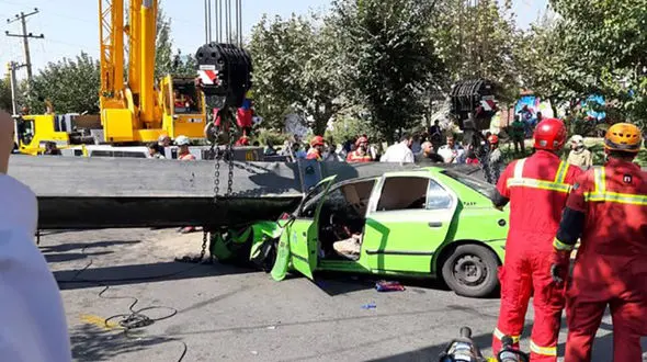 صحنه فاجعه مرگبار در شرق تهران / گودزیلا 2 کشته داشت + عکس