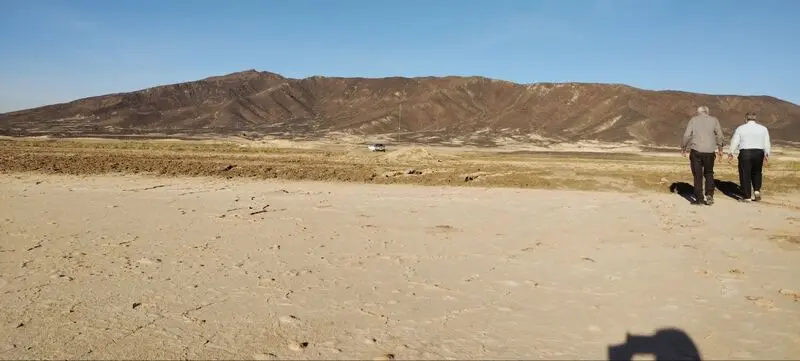 تالاب گاوخونی خشک شده