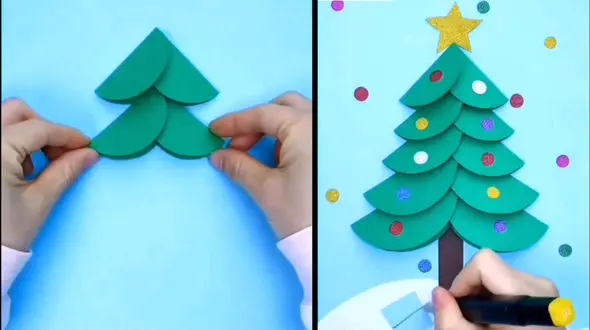 طرز ساخت درخت کاج + فیلم