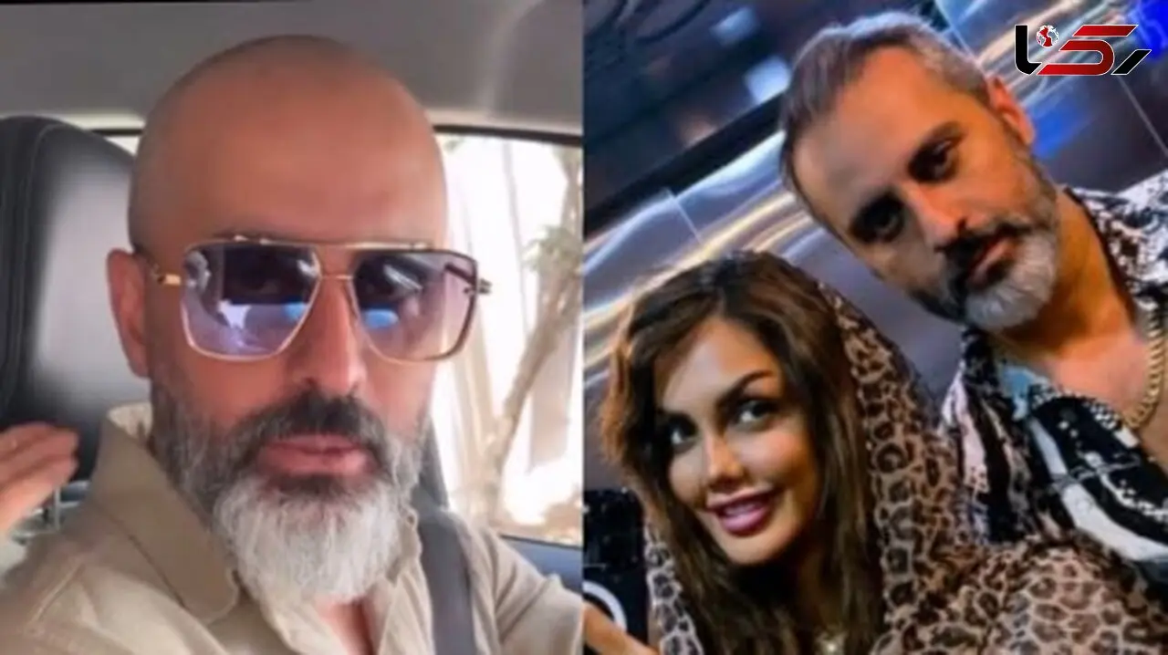 فیلم /  عاشقانه صبا تاجیک با استایل کچل علیرام نورایی : اووووف ... چقدر جذاب شدی با کچلیت ... مرد منی ...کی تو رو قشنگت کرده ...