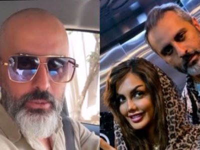 فیلم /  عاشقانه صبا تاجیک با استایل کچل علیرام نورایی : اووووف ... چقدر جذاب شدی با کچلیت ... مرد منی ...کی تو رو قشنگت کرده ...