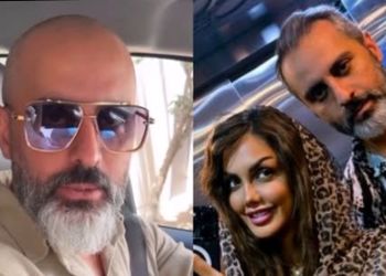 فیلم /  عاشقانه صبا تاجیک با استایل کچل علیرام نورایی : اووووف ... چقدر جذاب شدی با کچلیت ... مرد منی ...کی تو رو قشنگت کرده ...