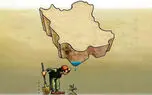 90 درصد آب کشور قربانی کشاورزی زیانده!