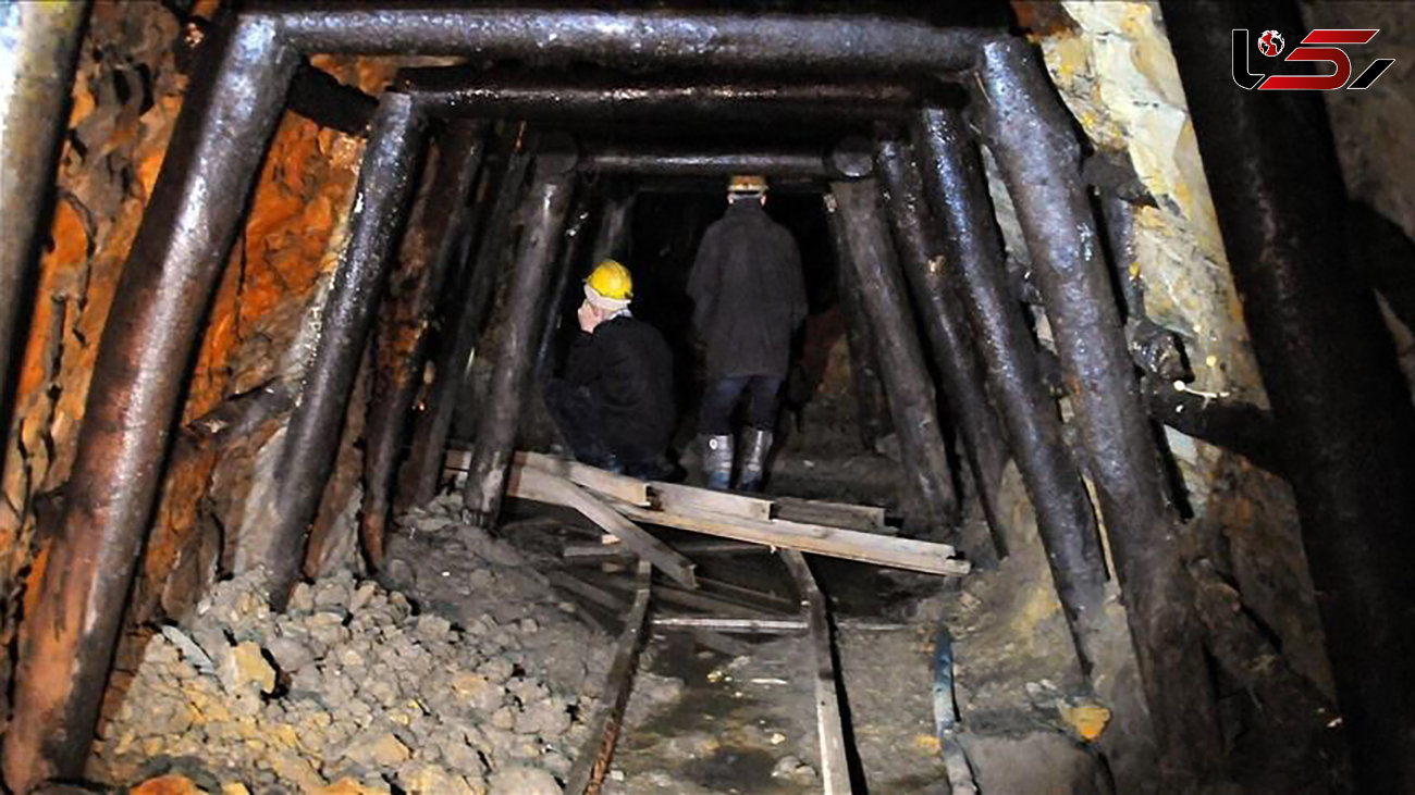 مرد بیچاره در تونل معدن ناگهان خشک شد !