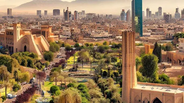 عکس های شیراز در سال 1502 از نگاه هوش مصنوعی/ترکیب جذاب سنت و مدرنیته 