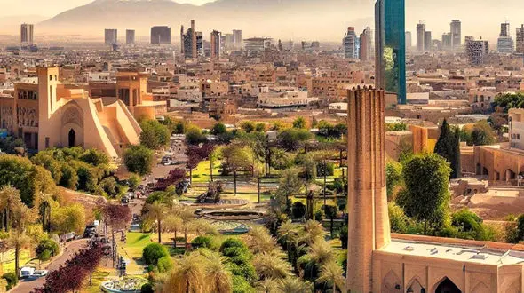 عکس های شیراز در سال 1502 از نگاه هوش مصنوعی/ترکیب جذاب سنت و مدرنیته 