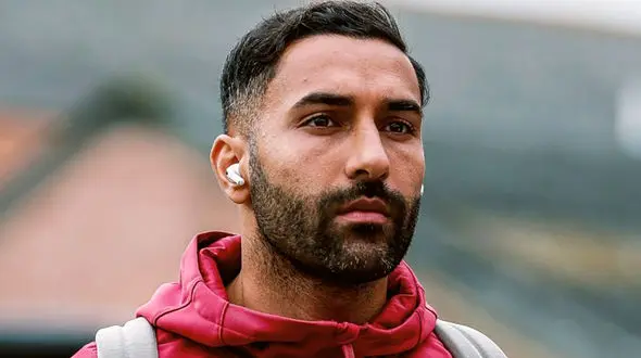 جشن خصوصی سامان قدوس و زن جنجالی اش در اتاق مخفی در قطر /ستاره تیم ملی با همسرش غوغا کرد!