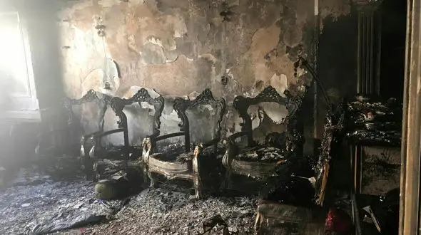 خانه ای لاکچری در شیراز جزغاله شد +تصاویر 