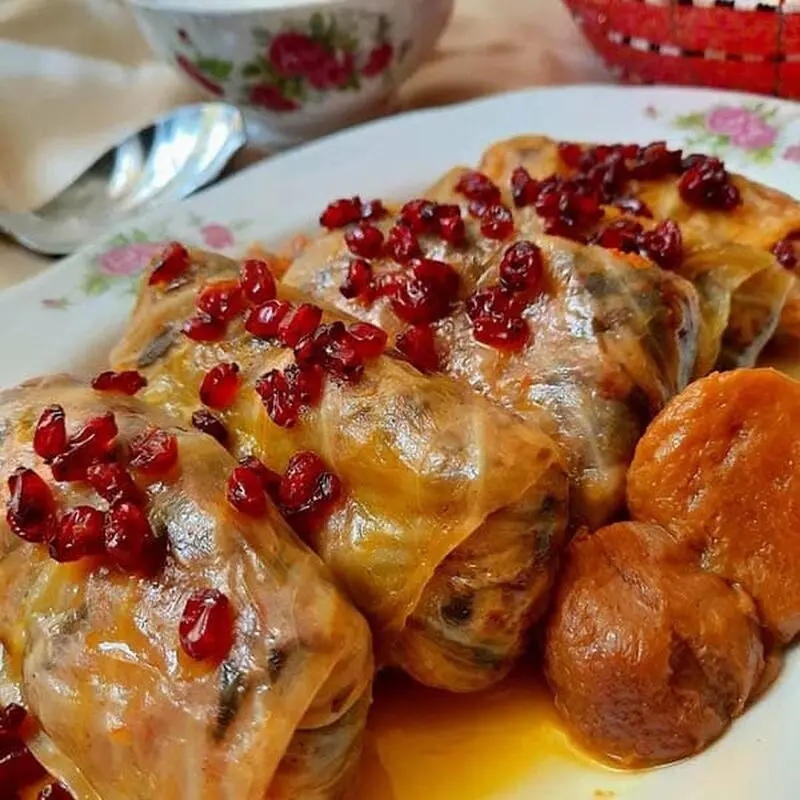 روش تهیه دلمه کلم برگ