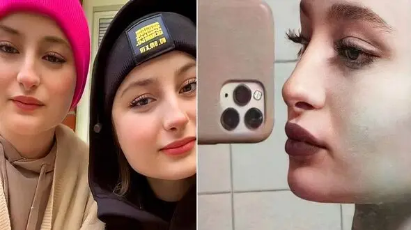 عکس سارا و نیکا در سوئد