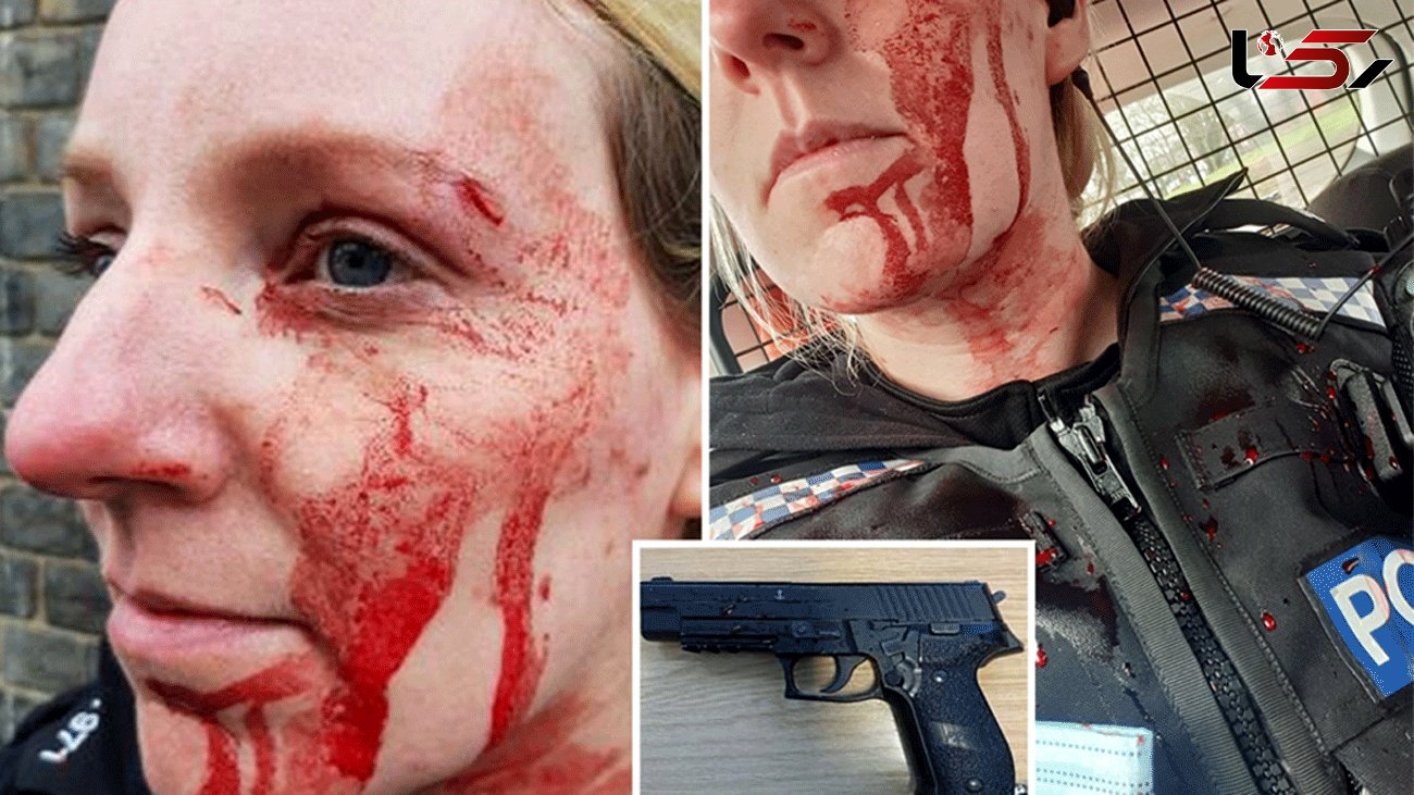Bloodied policewoman feared she would die when girl, 14, pointed gun at her head