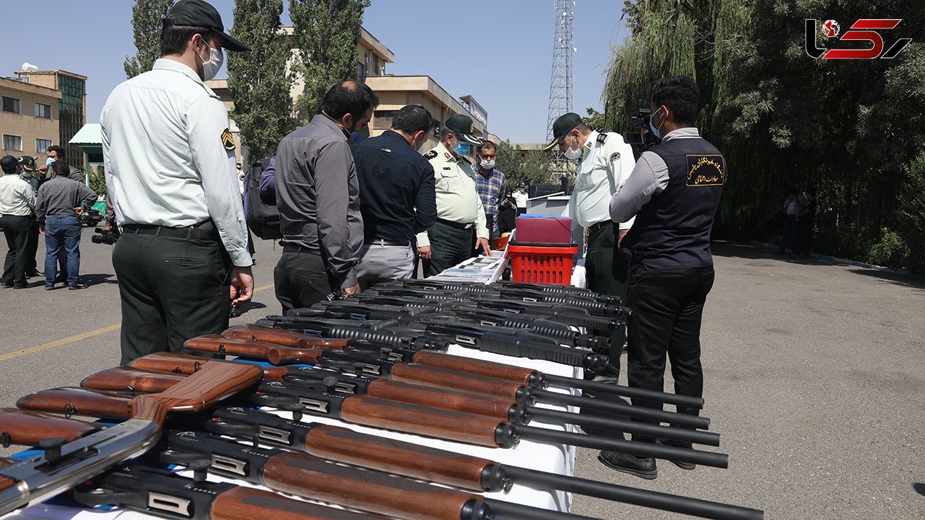 کشف و ضبط 19 سلاح شکاری در مازندران