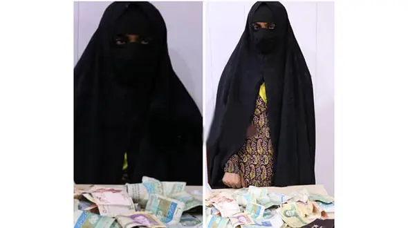 بازداشت مرد سیرجانی که با لباس زنانه گدایی می‌کرد!+ عکس