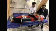 محمد حسن انصاری فرد در بیمارستان فیروزگر؛ گلایه پیشکسوتان از وضعیت نامناسب ورزشگاه شیرودی (عکس)