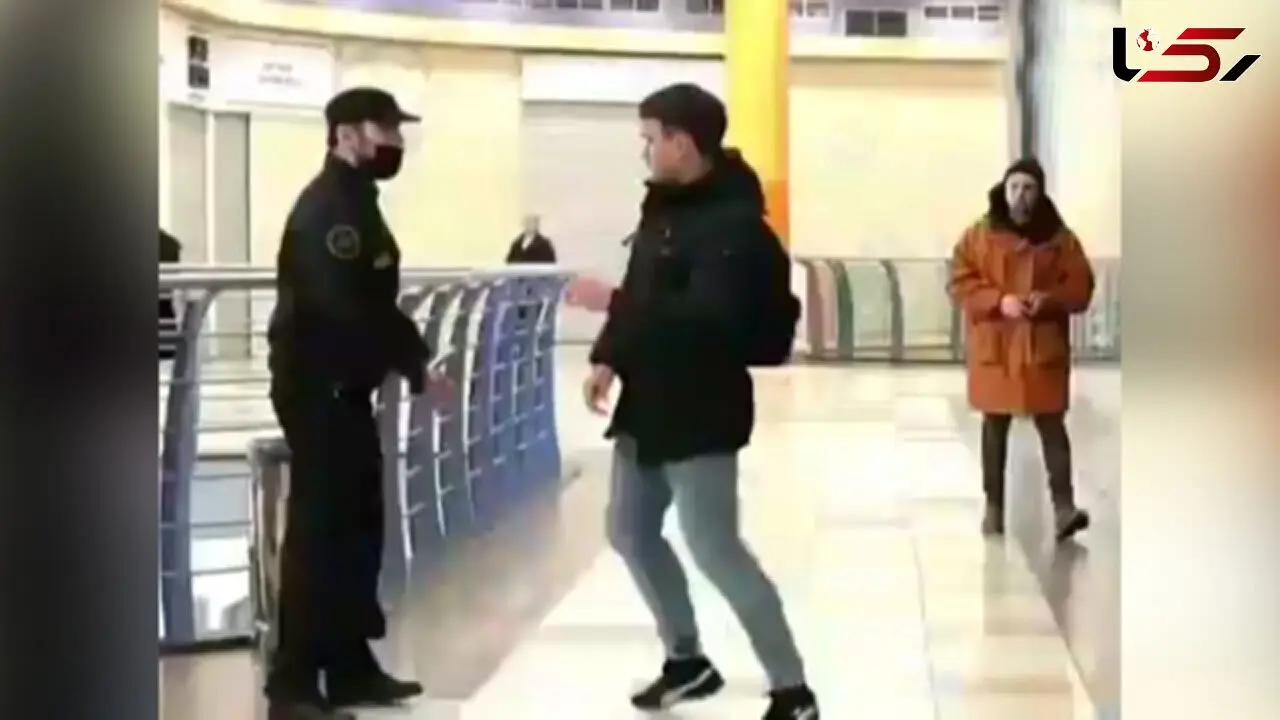 بهترین روش برای ماسک زدن شهروندان قانون شکن! + فیلم
