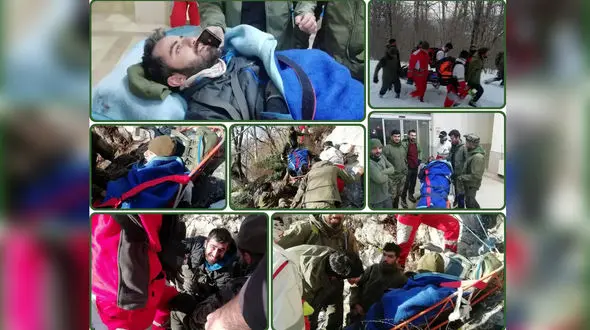 سقوط از ارتفاعات در کیاسر / حامد تیزرویان تحت مراقبت‌ های پزشکی قرار گرفت