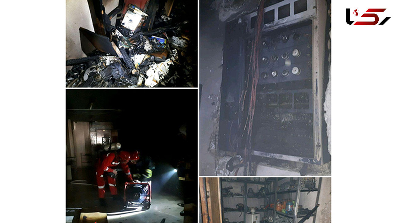 اتاق برق یک واحد خدماتی در مشهد آتش گرفت