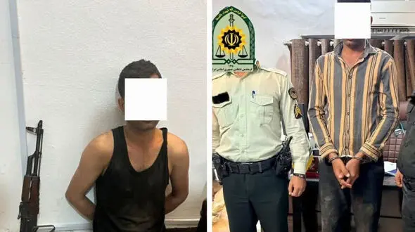 قاتل فراری بعد از یک سال در آشخانه دستگیر شد + فیلم