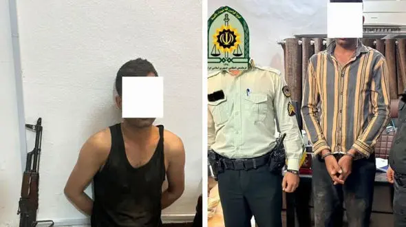 قاتل فراری بعد از یک سال در آشخانه دستگیر شد + فیلم