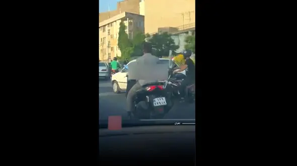 فیلم تیر اندازی وحشت آفرین در اتوبان امام علی(ع) تهران + علت و جزئیات 