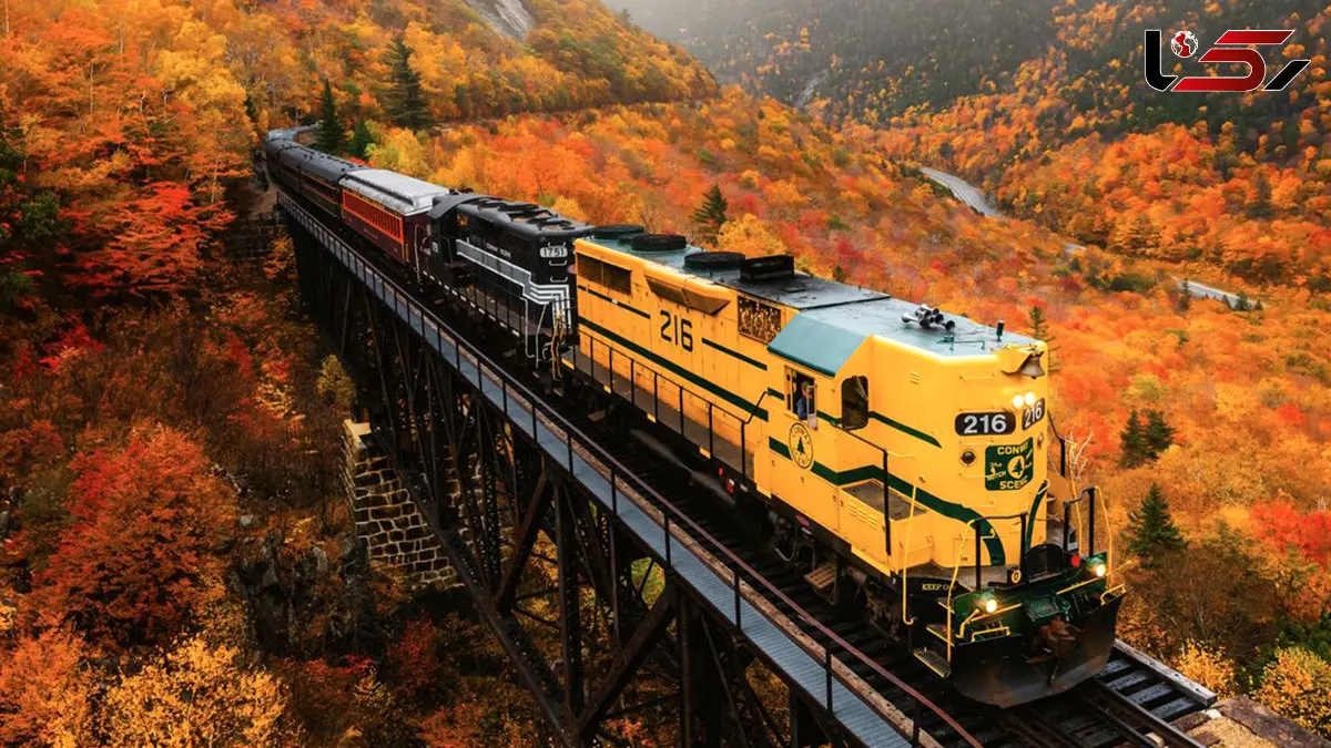قطار تفریحی و گردشگری در کلرادو + فیلم