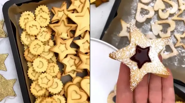 شیرینی لینزر برای عید نوروز + فیلم