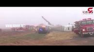 تصادف زنجیره‌ای در تگزاس به دلیل مه گرفتگی شدید + فیلم 