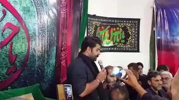 مداحی بهنام بانی در روز عاشورا + فیلم