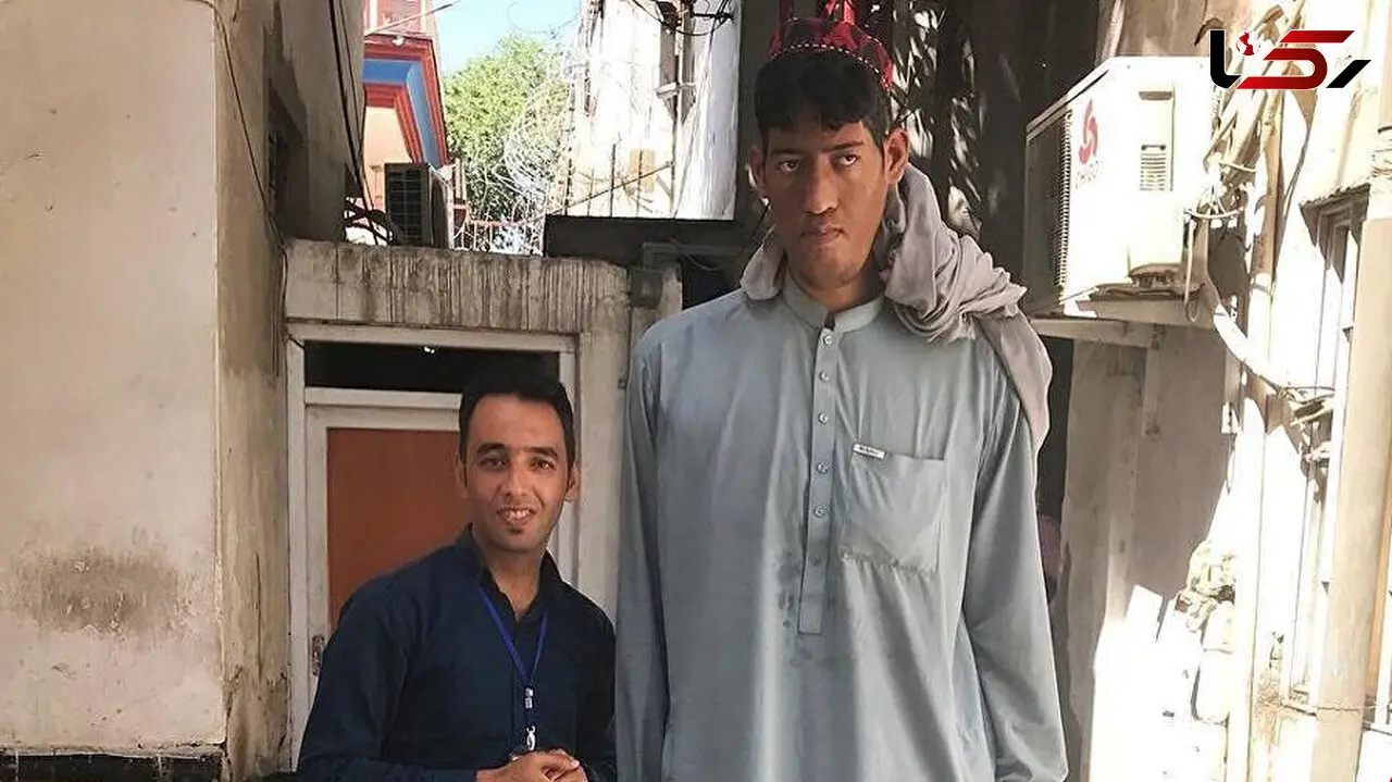 جوانی با بیش از 2 متر قد که نام رکورد «گینس» را تاکنون نشنیده است +عکس 