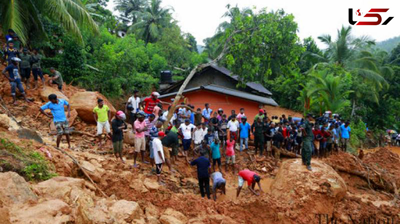 رانش زمین در سریلانکا جان 5 تن را گرفت