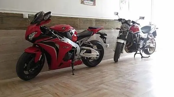 توقیف گران ترین موتور داخل ایران + قیمت نجومی