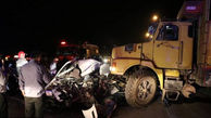 تصادف مرگبار 2 زن و یک مرد پژو سوار با کامیون / در میامی رخ داد