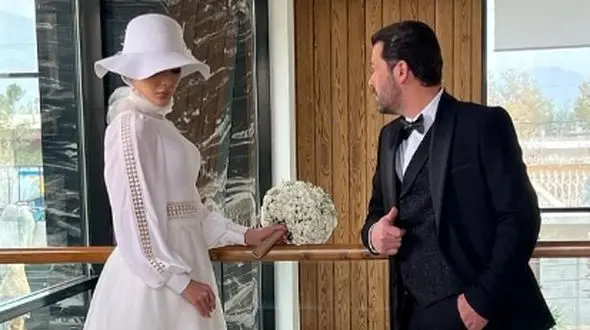 فیلم / نگاهی به جشن باشکوه عروسی دوم پژمان بازغی با عروس خانم زیبا / پیام پژمان بازغی به مردم : امیدوارم با قضاوت های بیجا شرمنده ....