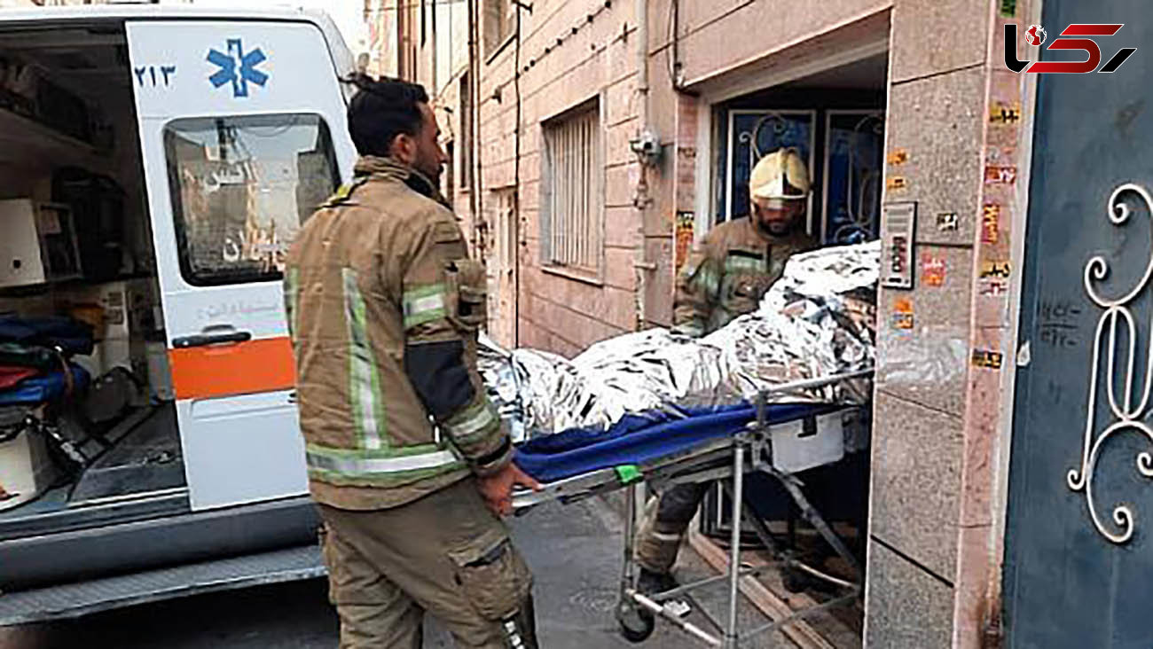 زنده زنده سوختن مرد تهرانی در انفجار خانه + عکس های تلخ