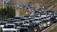 ترافیک خودرو در کندوان و هراز سنگین است