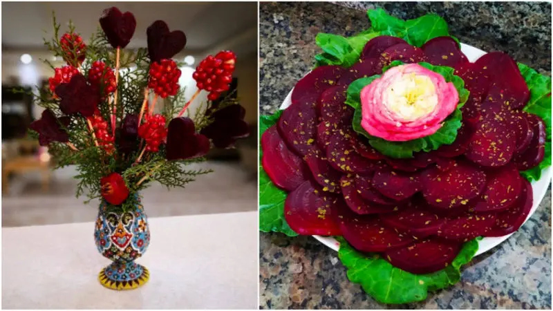 ایده‌های تزیین لبو برای شب یلدا