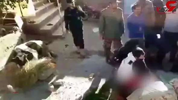 گریه های مادر داغدار که کودکش در زلزله زیر آوار ماند+فیلم