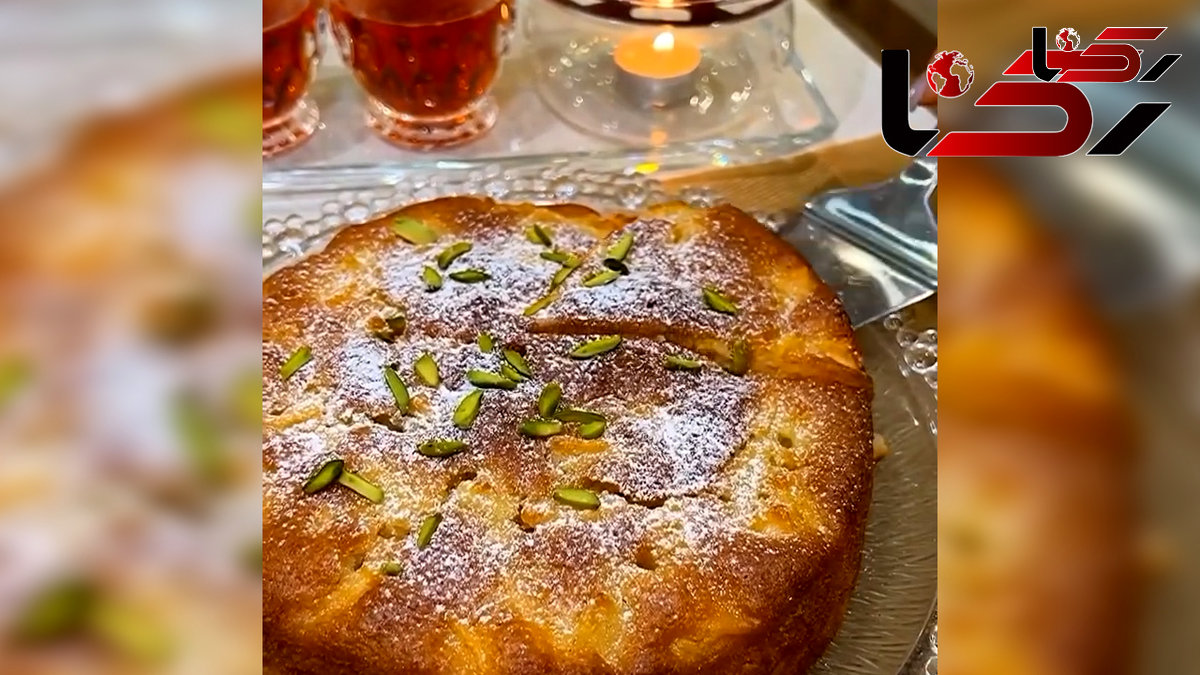 ساده ترین و خوشمزه ترین روش پختن کیک سیب خیس + فیلم