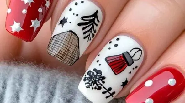 طراحی ناخن های زمستانی خاص؛ از برف تا رنگ های پاستلی