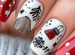طراحی ناخن های زمستانی خاص؛ از برف تا رنگ های پاستلی