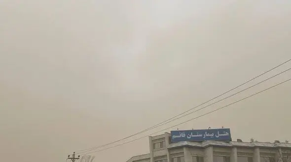 گرد و غبار شدید اردبیل را در نوردید + فیلم و عکس