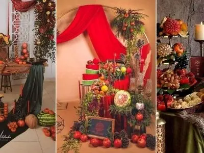 چیدمان میز شب یلدا به سبک شیک و مدرن / ایده های جذاب و خیره‌ کننده
