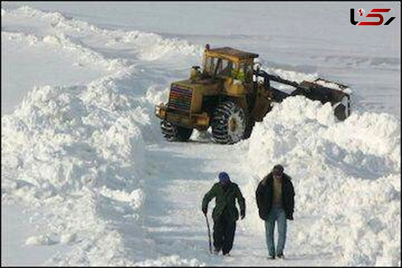 بارش برف 150 راه روستایی در کردستان را بست