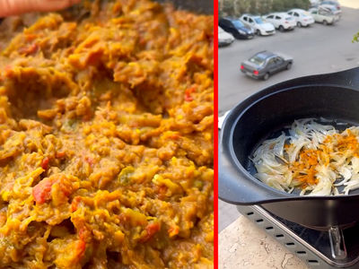 لقمه گوشت و بادمجون پیشنهاد ما برای شام امشب + فیلم