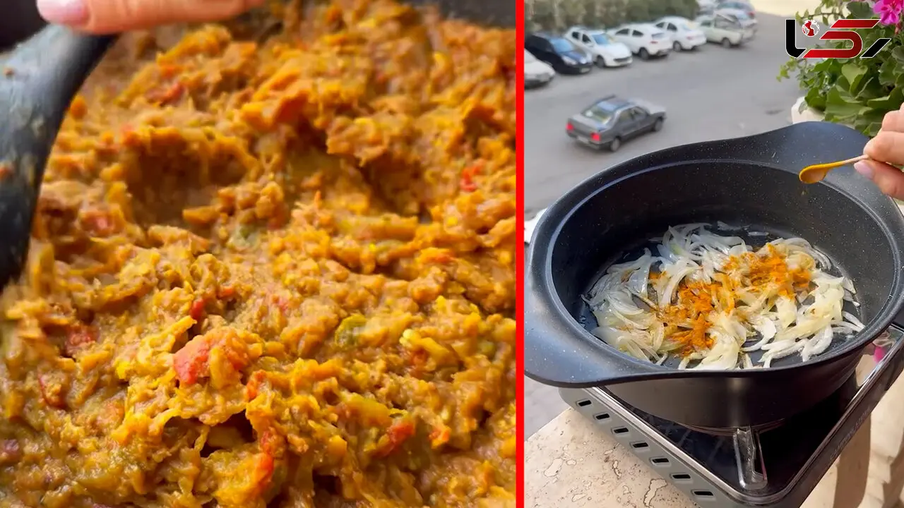 لقمه گوشت و بادمجون پیشنهاد ما برای شام امشب + فیلم